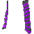Striped Purple Sleeves M
