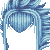 Spiky Bob Blue
