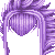 Spiky Bob Purple