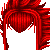 Spiky Bob Red