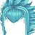 Spiky Bob Turquoise