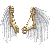 Steampunk Angel Wings White