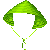 Straw Hat Green