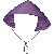 Straw Hat Purple
