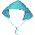 Straw Hat Turquoise