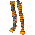 Striped Orange Stockings