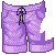 Swim Shorts Purple M