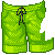 Swim Shorts Green M