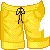 Swim Shorts Yellow F