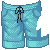 Swim Shorts Turquoise M
