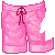 Swim Shorts Pink M