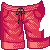 Swim Shorts Red F