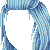 Knotted Bangs Blue