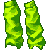 Legwarmers Lime Green M