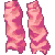 Legwarmers Pink M