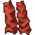 Legwarmers Red F